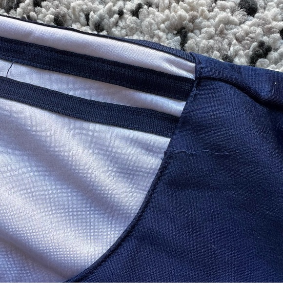 Adidas Vintage Track Jacket Tang Soo Do California Men's Navy Blue White XL - Picture 8 of 16